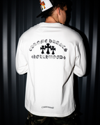 Hollywood Black Triple Cross White Long Sleeve™
