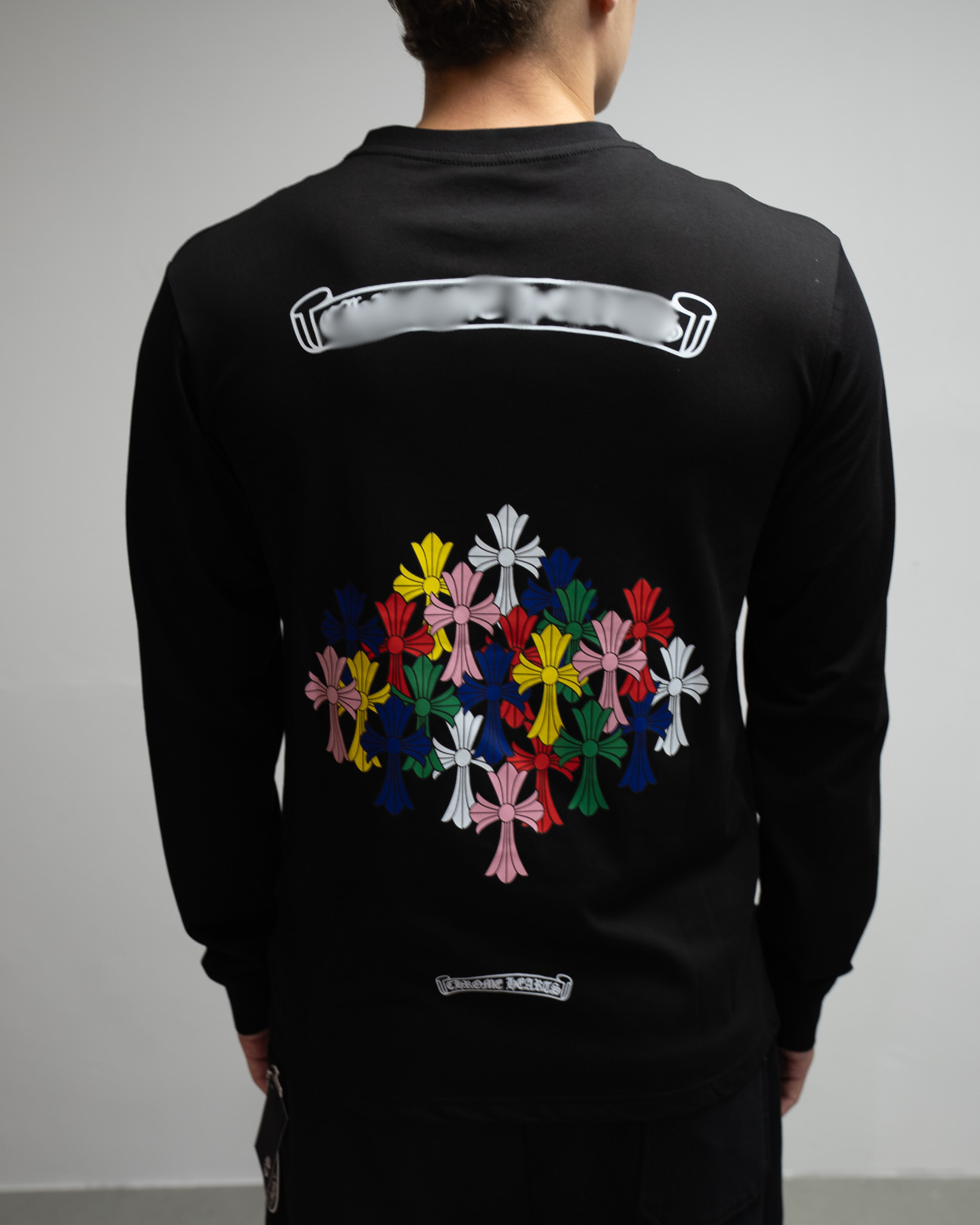 Multicolor Crosses Black Long Sleeve™