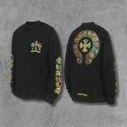 Camo Horse Shoe Logo Black Long Sleeve™