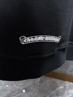 Safety Pin Horse Shoe Logo Black Full Zip Hoodie™