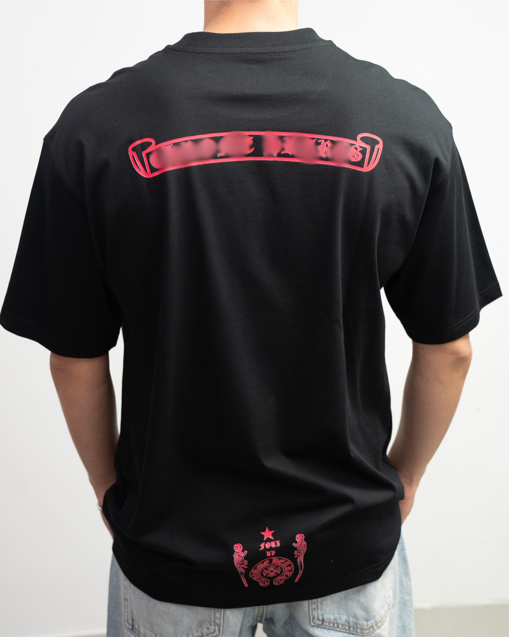 FOTI Hot Pink Skull Black T-Shirt™