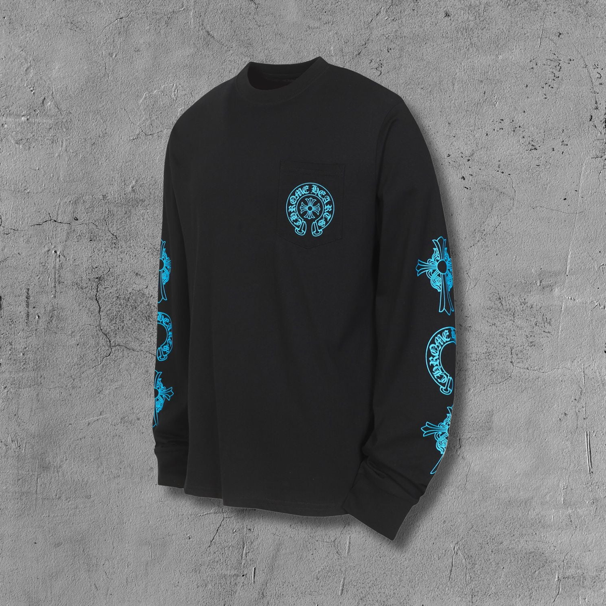 Blue Triple Cross Black Long Sleeve™