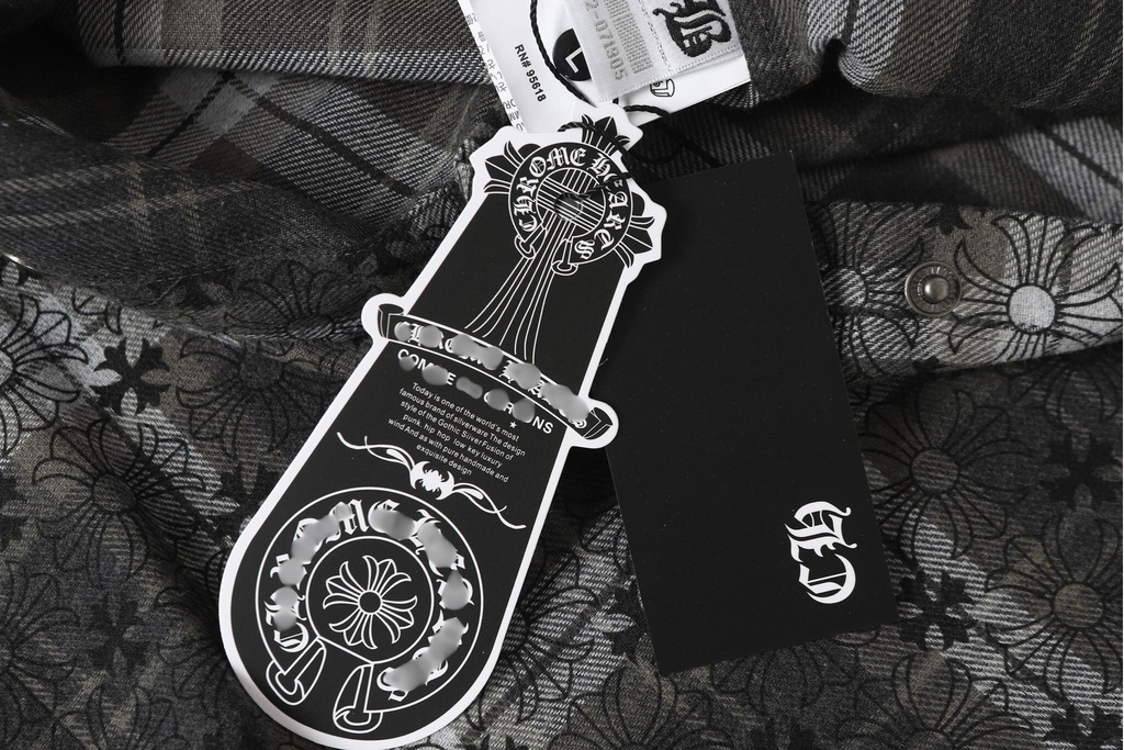 Flower Cross Pattern Dark Grey Flannel™