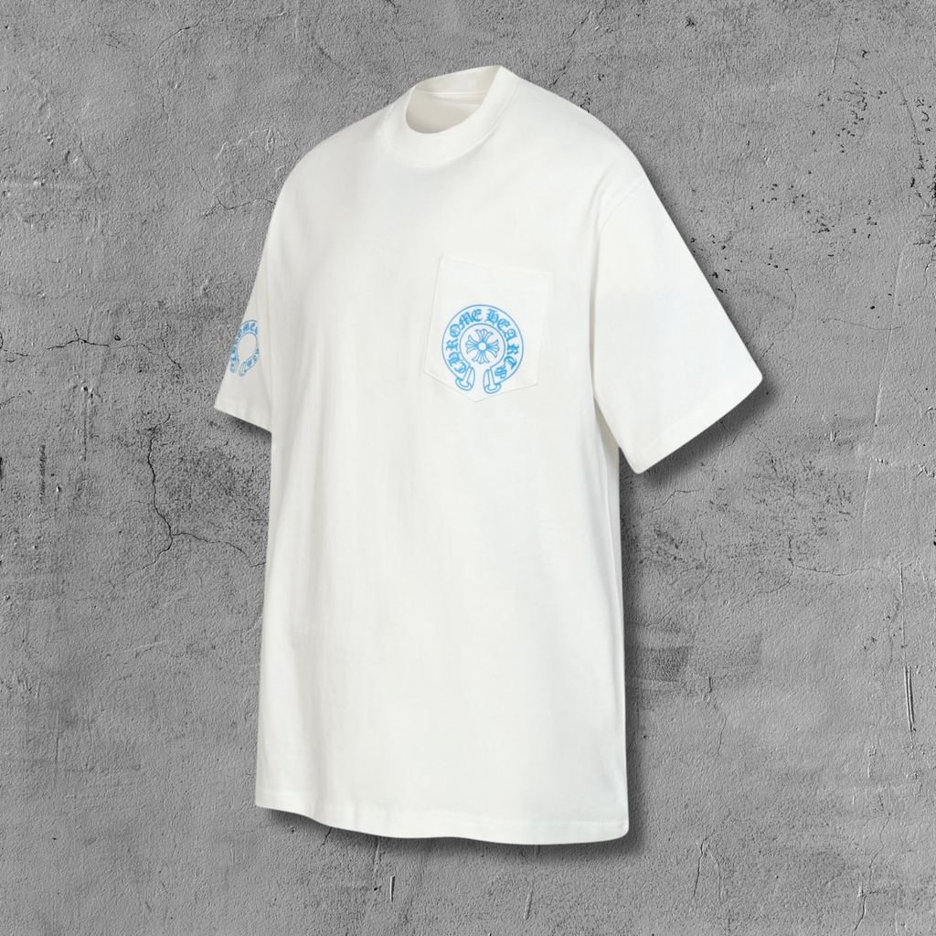 Blue Triple Cross White T-Shirt™