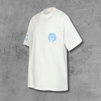 Blue Triple Cross White T-Shirt™