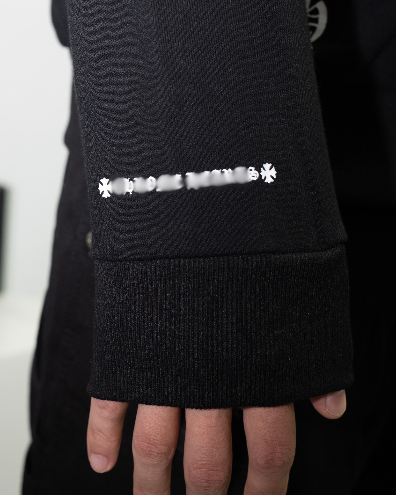 Horse Shoe Logo St. Barth Black Full Zip Hoodie™