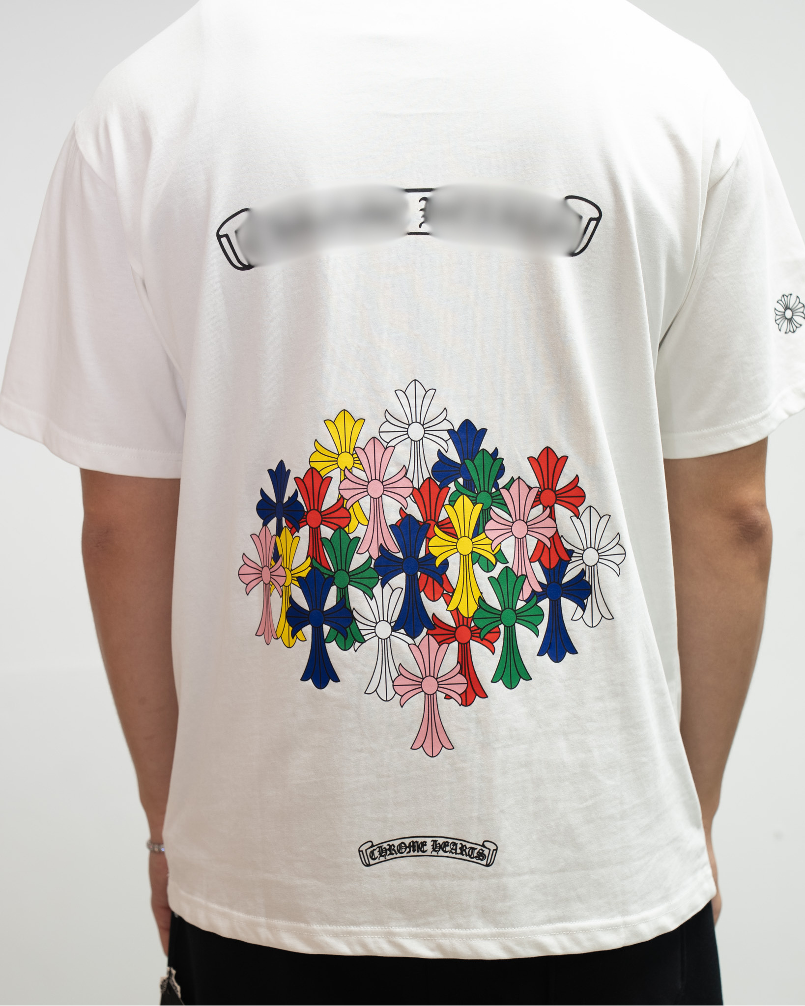 Multi Color Crosses White T-Shirt™