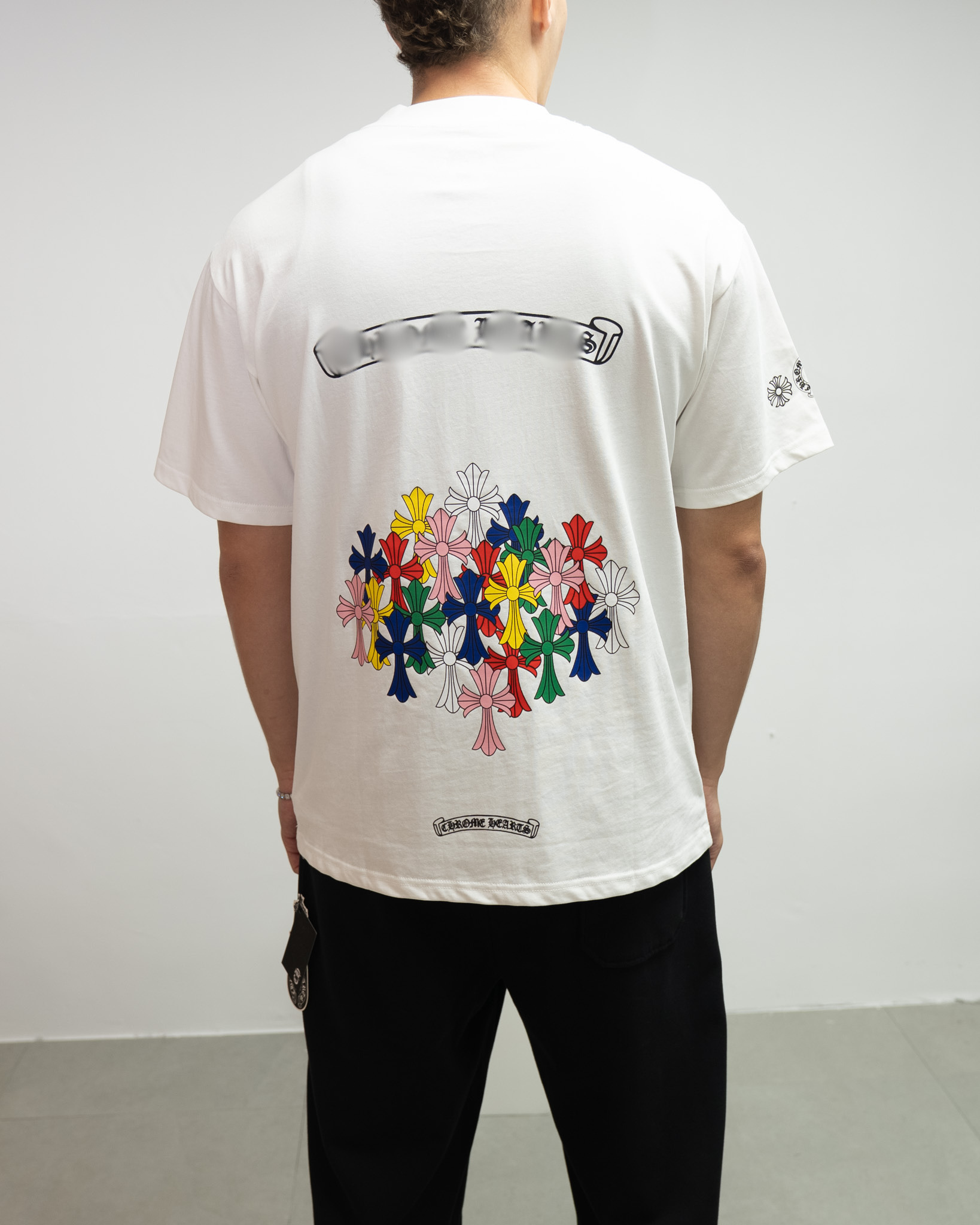 Multi Color Crosses White T-Shirt™