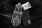 Grey Dagger Crest Black Full Zip Hoodie™