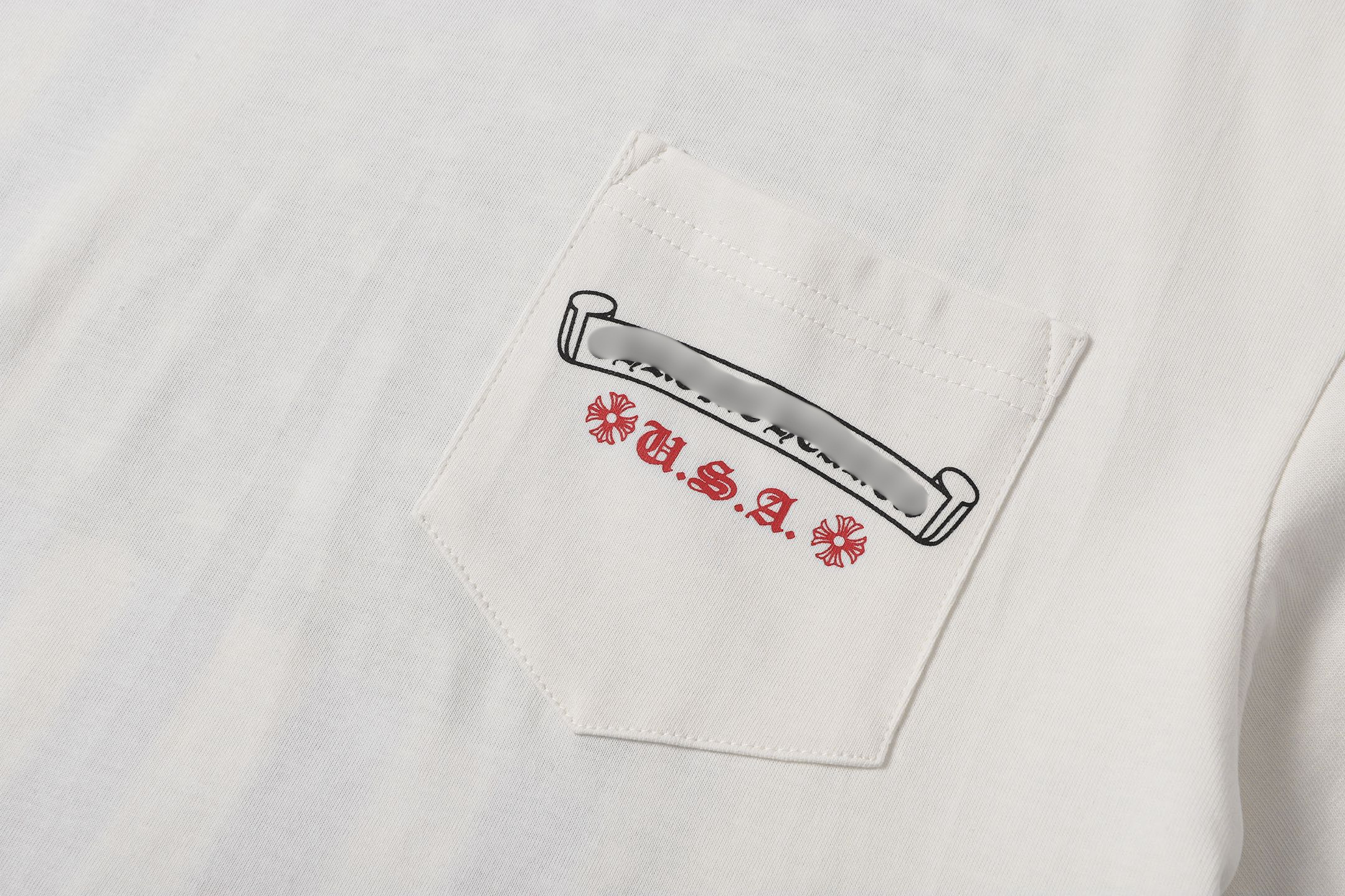 Vertical USA Flag White T-Shirt™