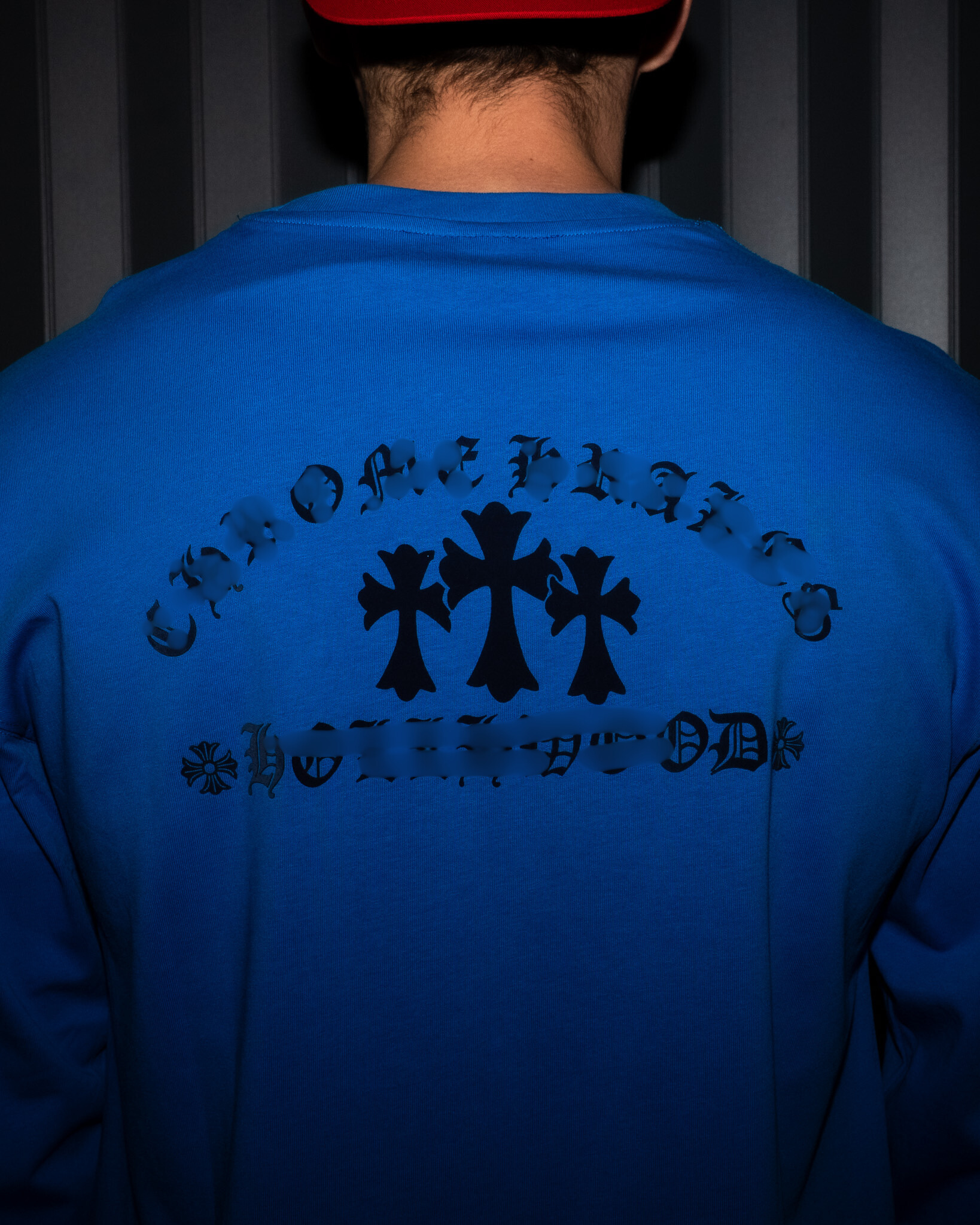 Hollywood Black Triple Cross Blue Long Sleeve™