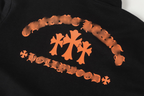 Hollywood Orange Triple Cross Black Hoodie™