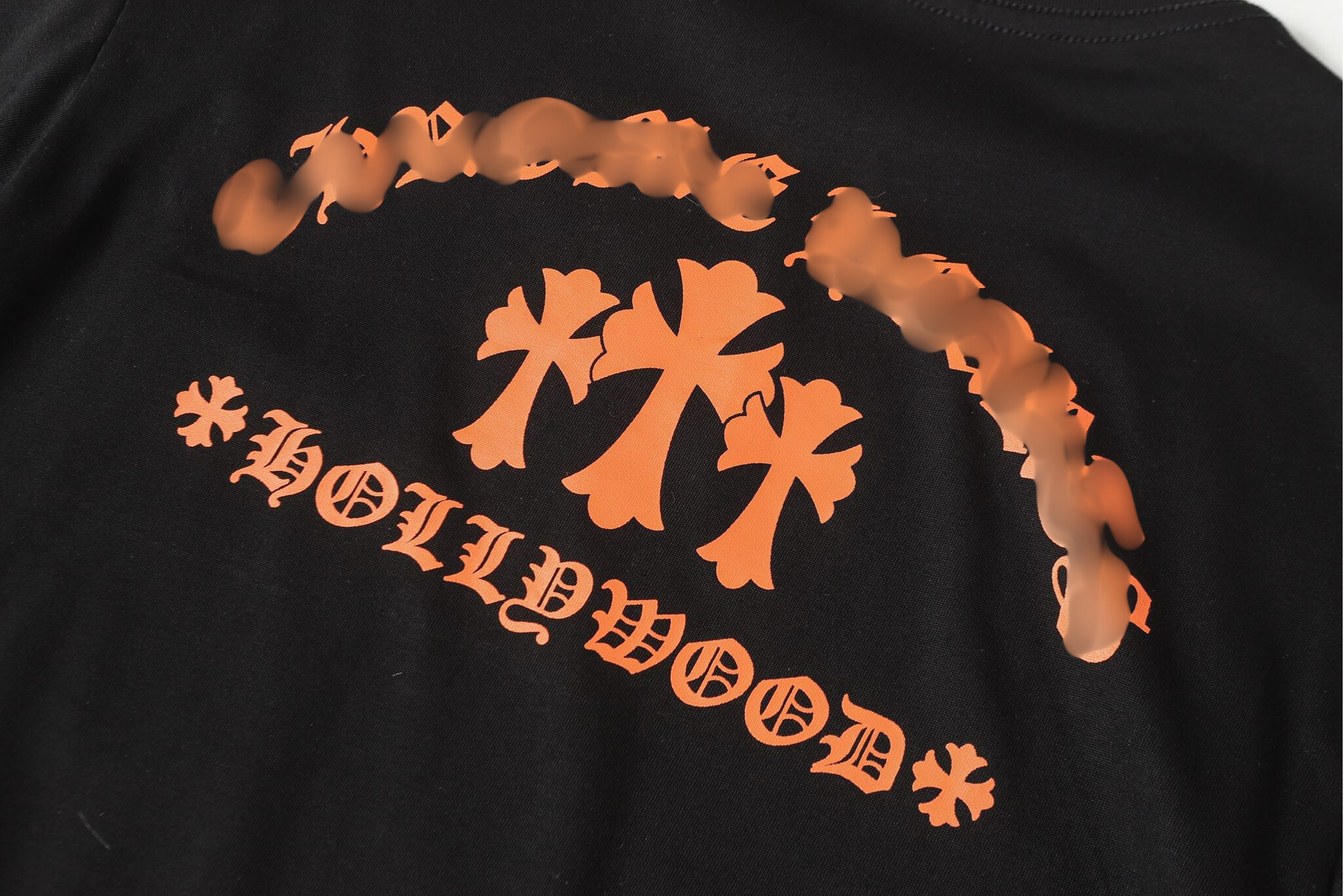 Hollywood Orange Triple Cross Black Long Sleeve™