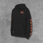 Hollywood Orange Triple Cross Black Hoodie™