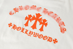 Hollywood Orange Triple Cross White Long Sleeve™