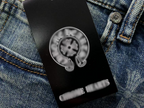 Faded Wash Cross Print Slim Fit Jeans™