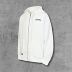 Horse Shoe Logo St. Barth White Full Zip Hoodie™