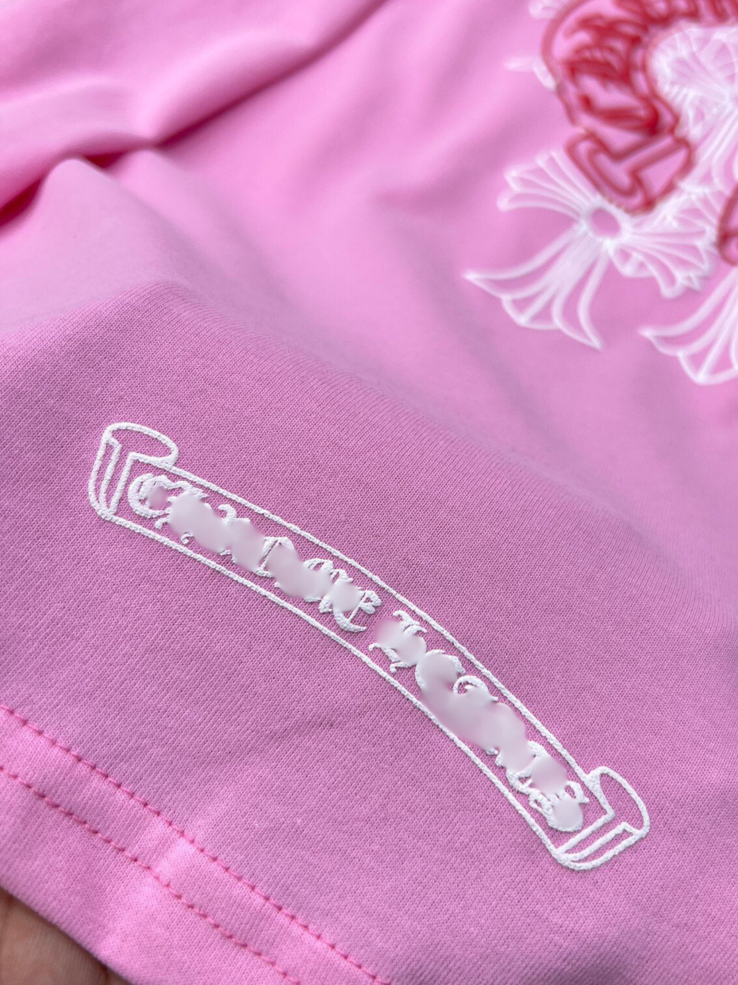 Red Horse Shoe Logo Pink Long Sleeve™