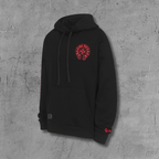 Red Horse Shoe Logo Black Hoodie™