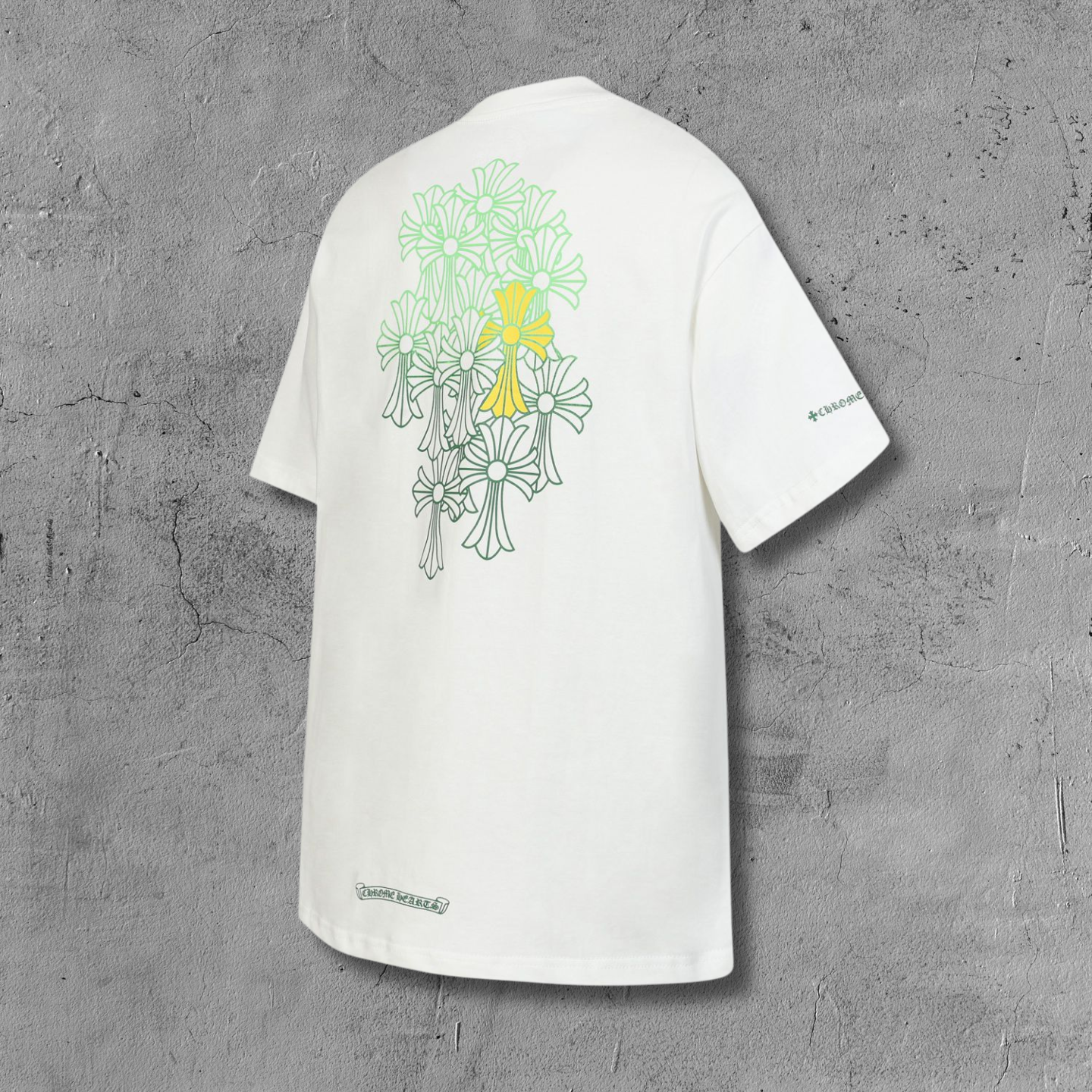 Green Crosses White Pocket T-Shirt™
