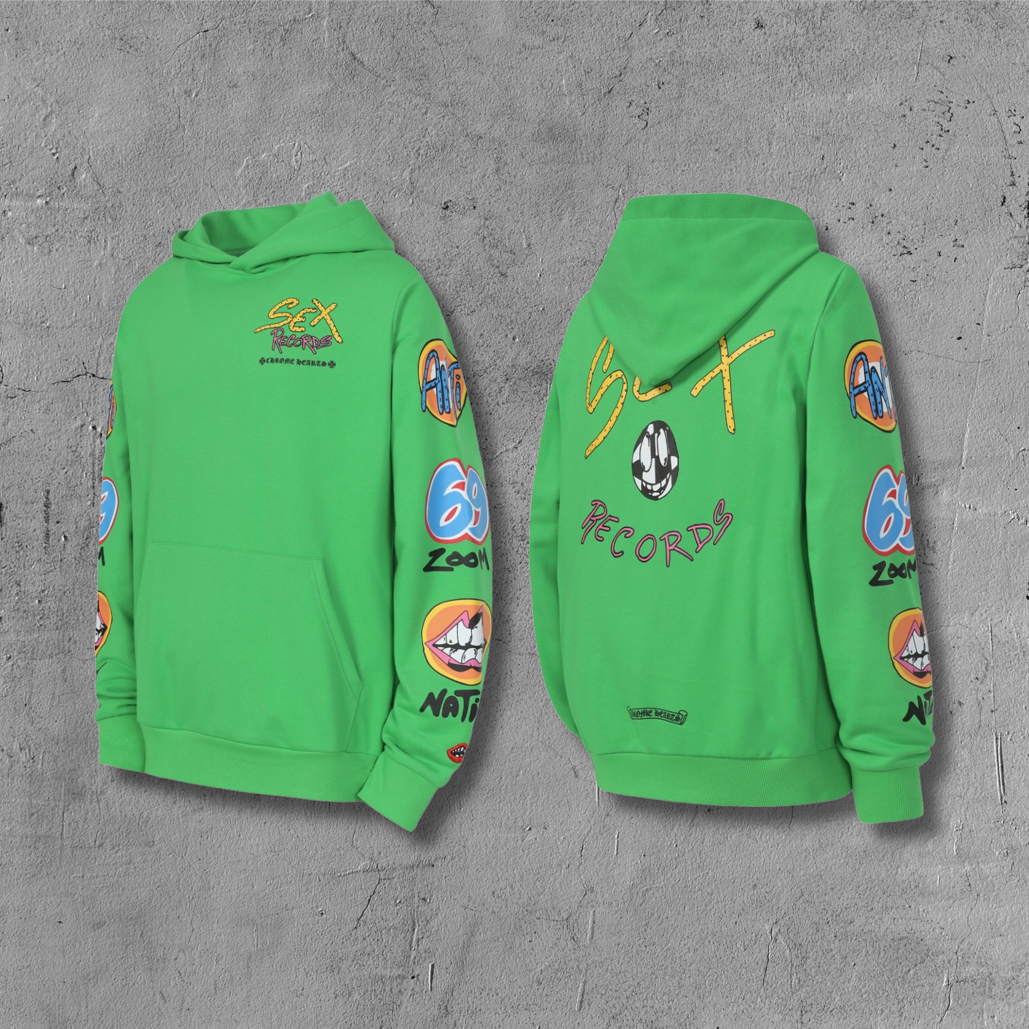 M-Boy S*x Records Green Hoodie™