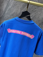 Pink Banner Logo Blue T-Shirt™