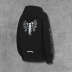 Grey Dagger Crest Black Full Zip Hoodie™