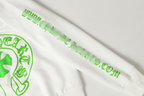 Green Horse Shoe Logo White Hoodie™