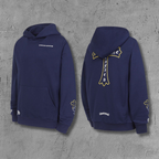 Yellow Cross Symbol Navy Hoodie™