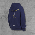Yellow Cross Symbol Navy Hoodie™