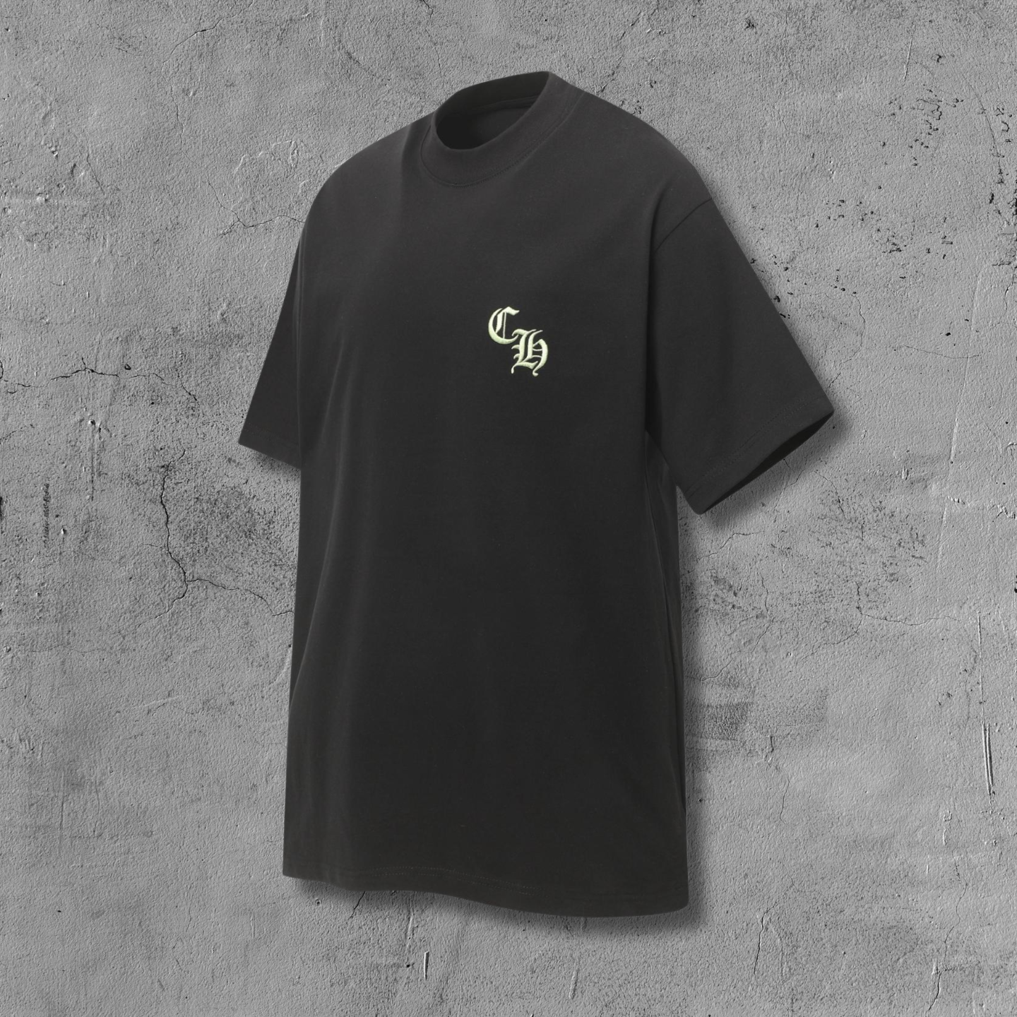 Colored Leather Crosses CH Logo Black T-Shirt™