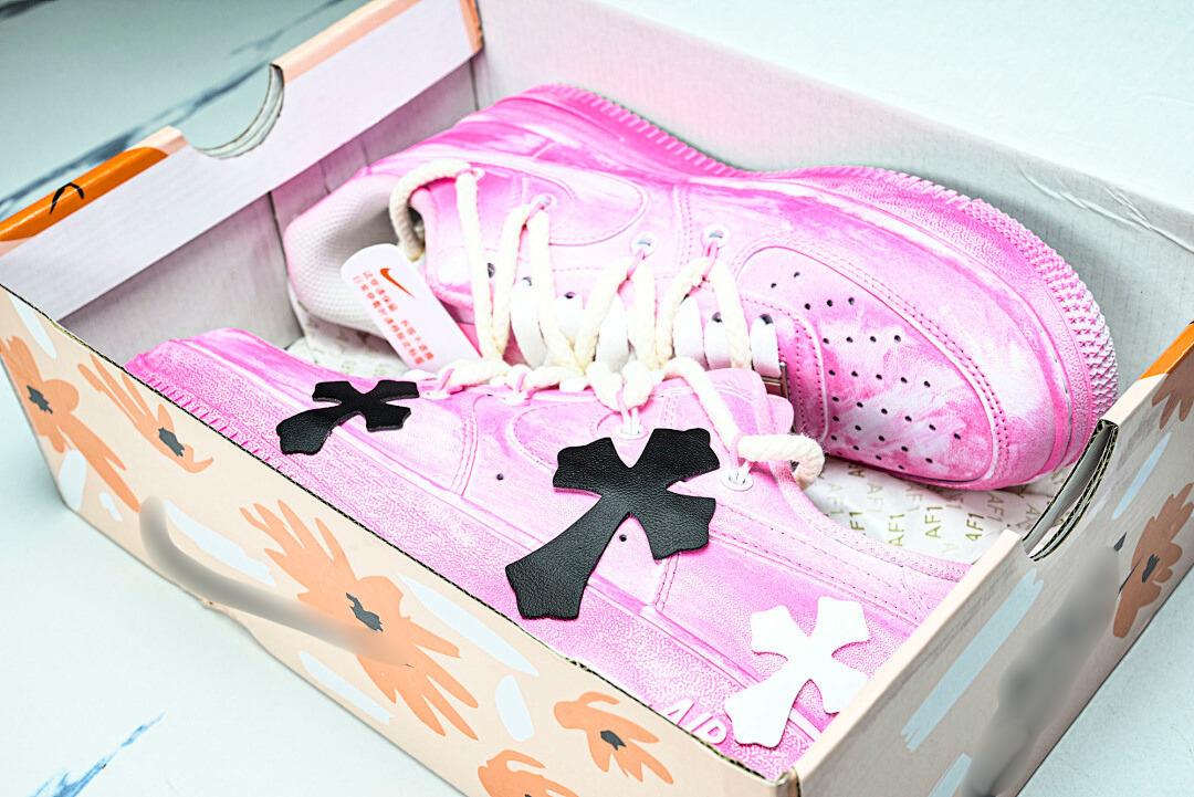 Black Crosses Pink AF1™