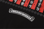 Vertical USA Flag Black T-Shirt™