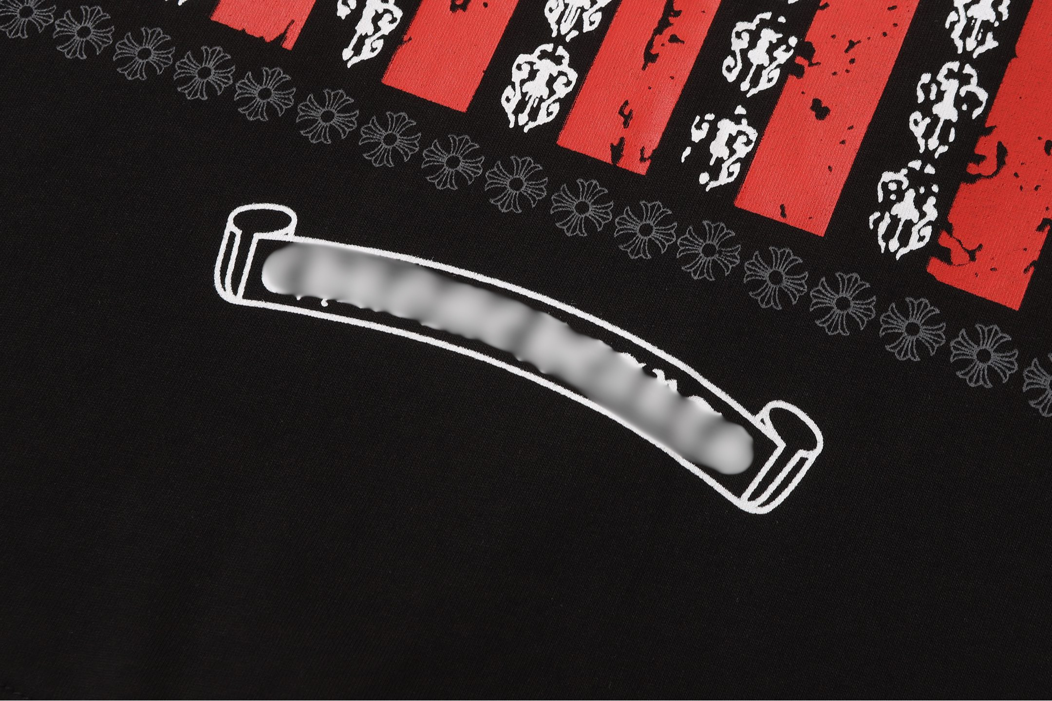 Vertical USA Flag Black T-Shirt™