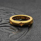 Cross Flower Gold Ring™
