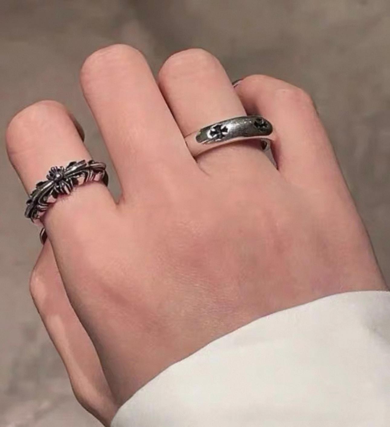 Cross Silver Ring™