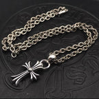 Metallic Cross Pendant Necklace™