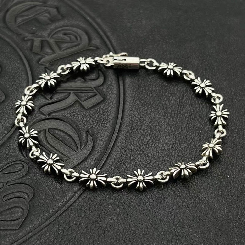 Cross Flower Chain Link Bracelet™