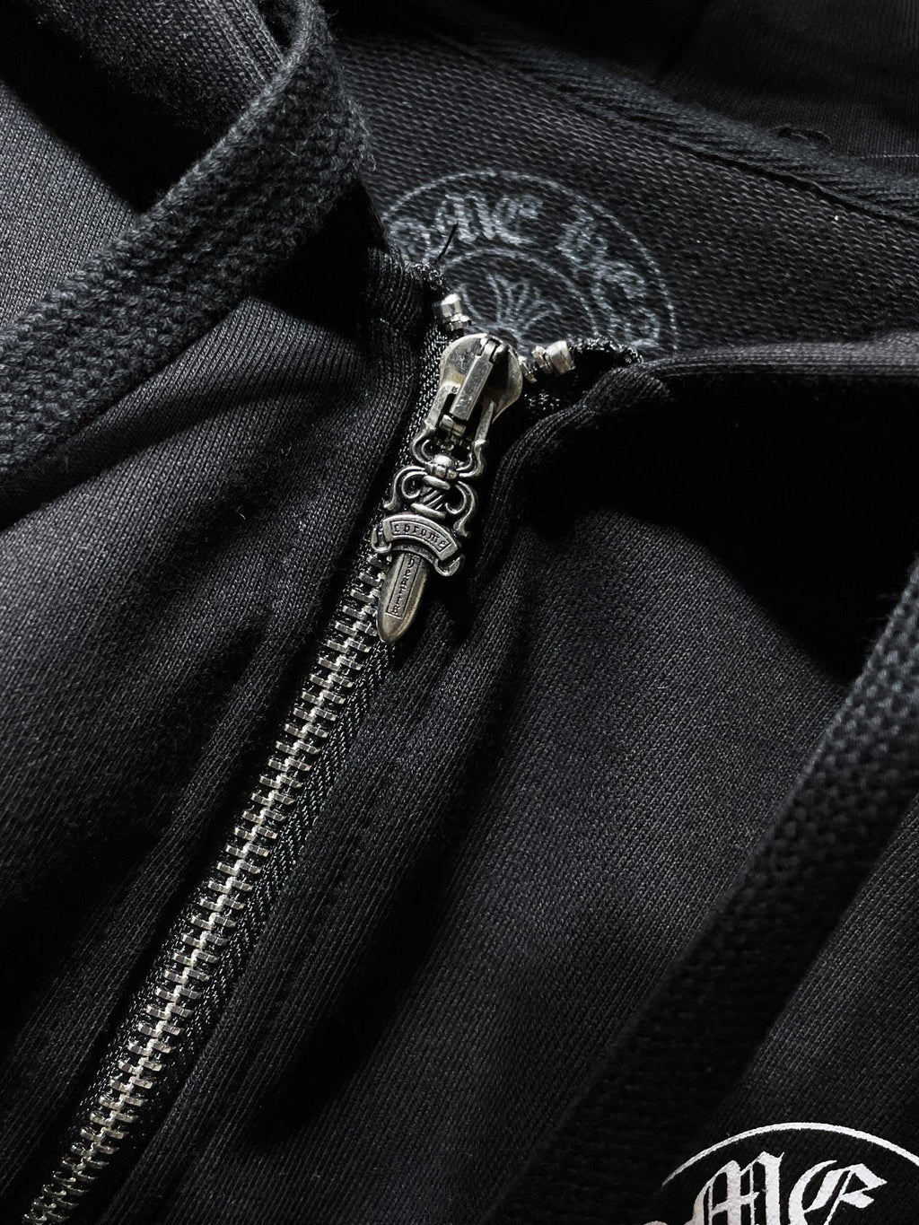 Horseshoe Logo Black Full Zip Hoodie™