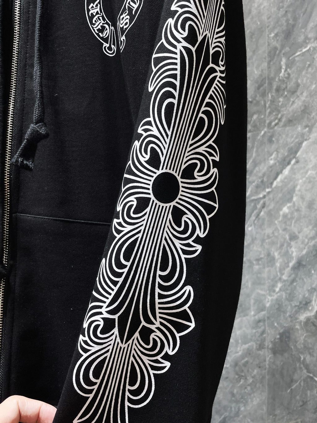 Horseshoe Logo Black Full Zip Hoodie™