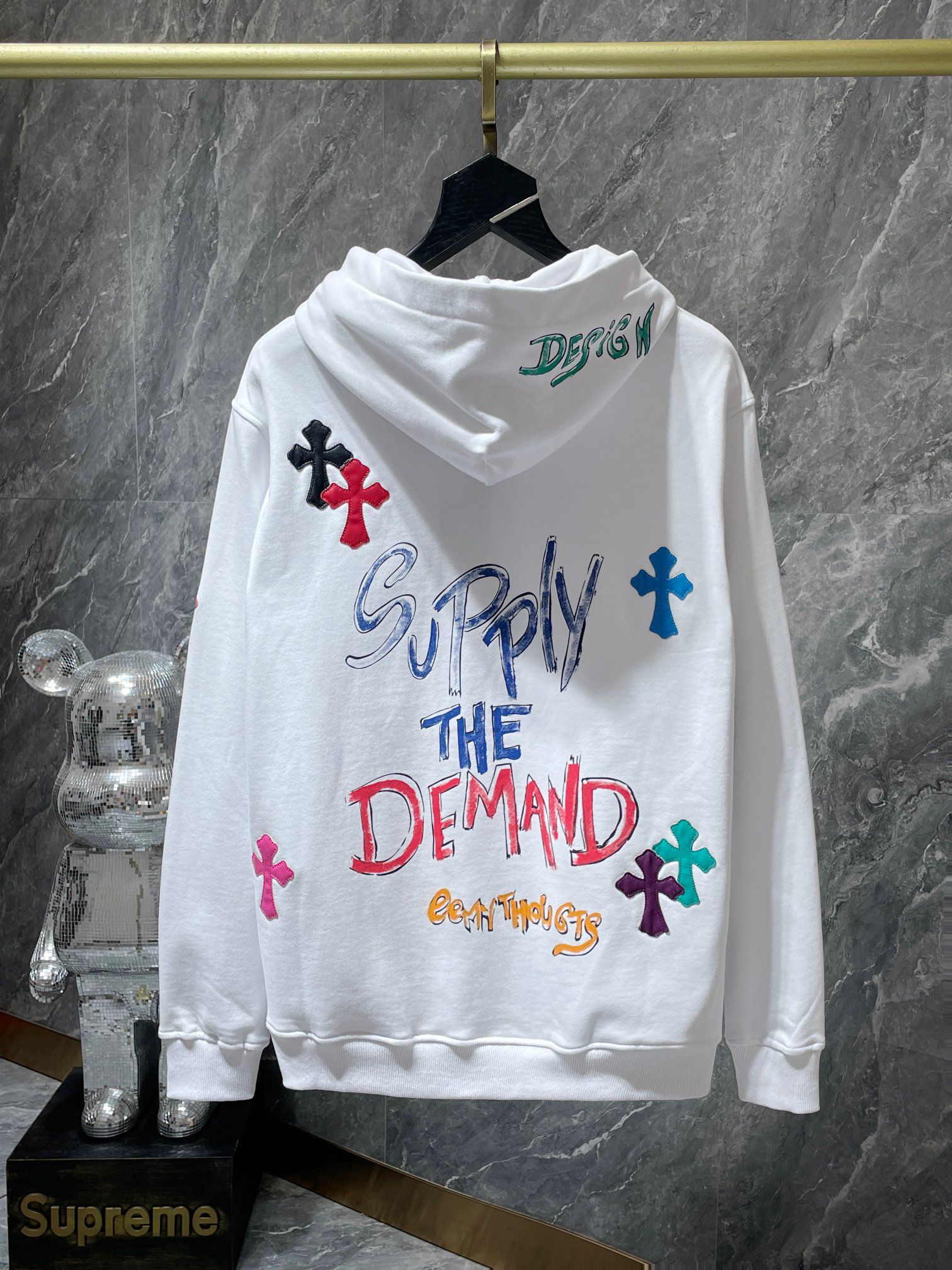 M-Boy Supply The Demand White Hoodie™