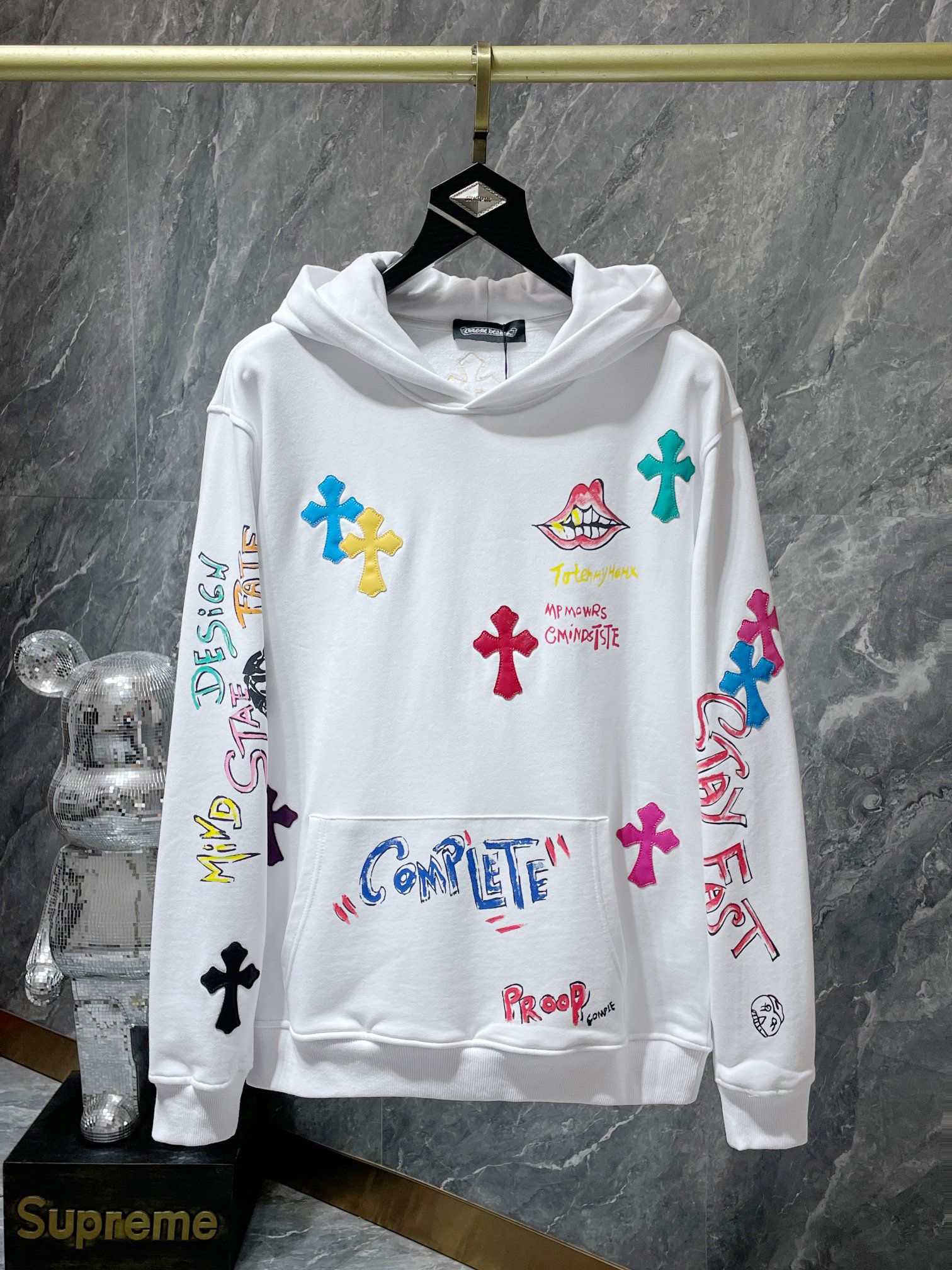 M-Boy Supply The Demand White Hoodie™