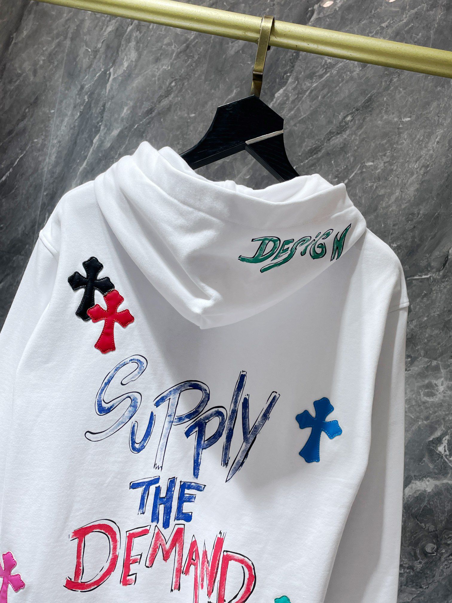 M-Boy Supply The Demand White Hoodie™