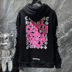 Pink Dagger Crest Black Full Zip Hoodie™
