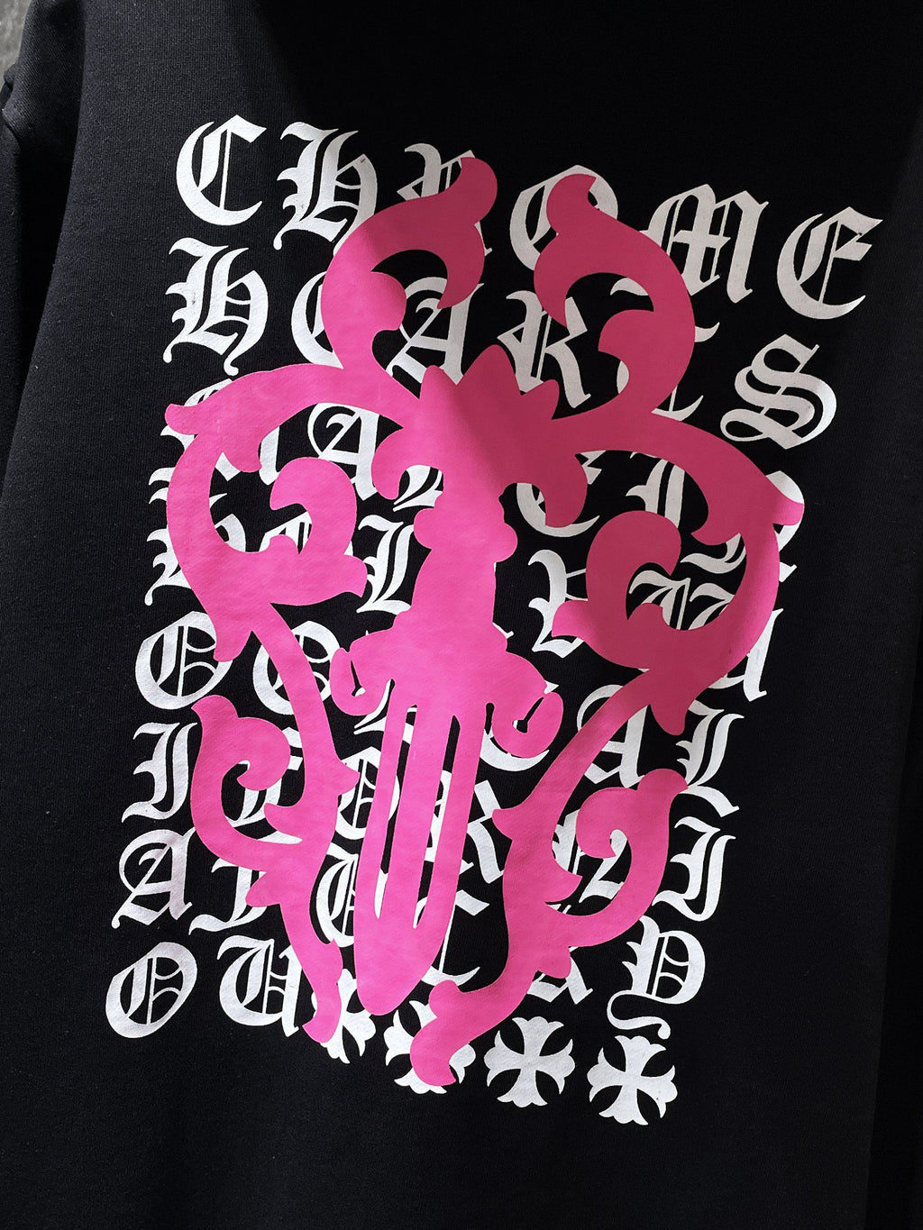 Pink Dagger Crest Black Full Zip Hoodie™