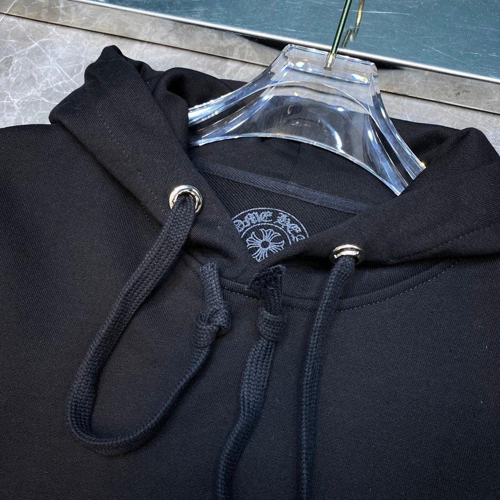 Pink Horse Shoe Logo Black Hoodie™