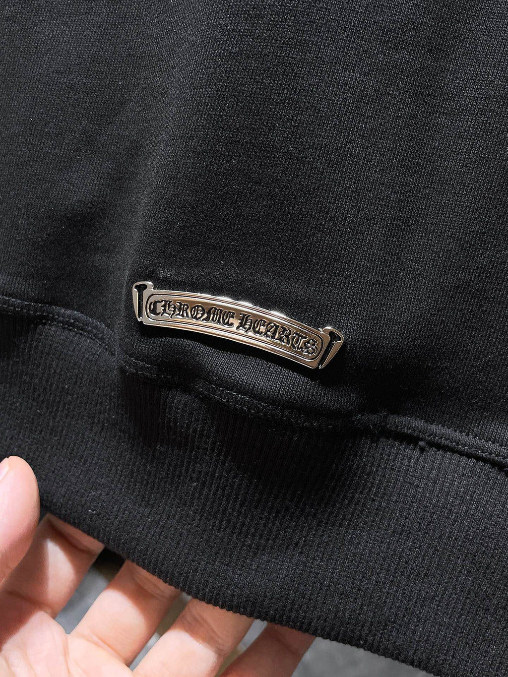 Leather Red Triple Cross Black Full Zip Hoodie™