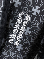 Horse Shoe Logo Black Cross Pattern Hoodie™