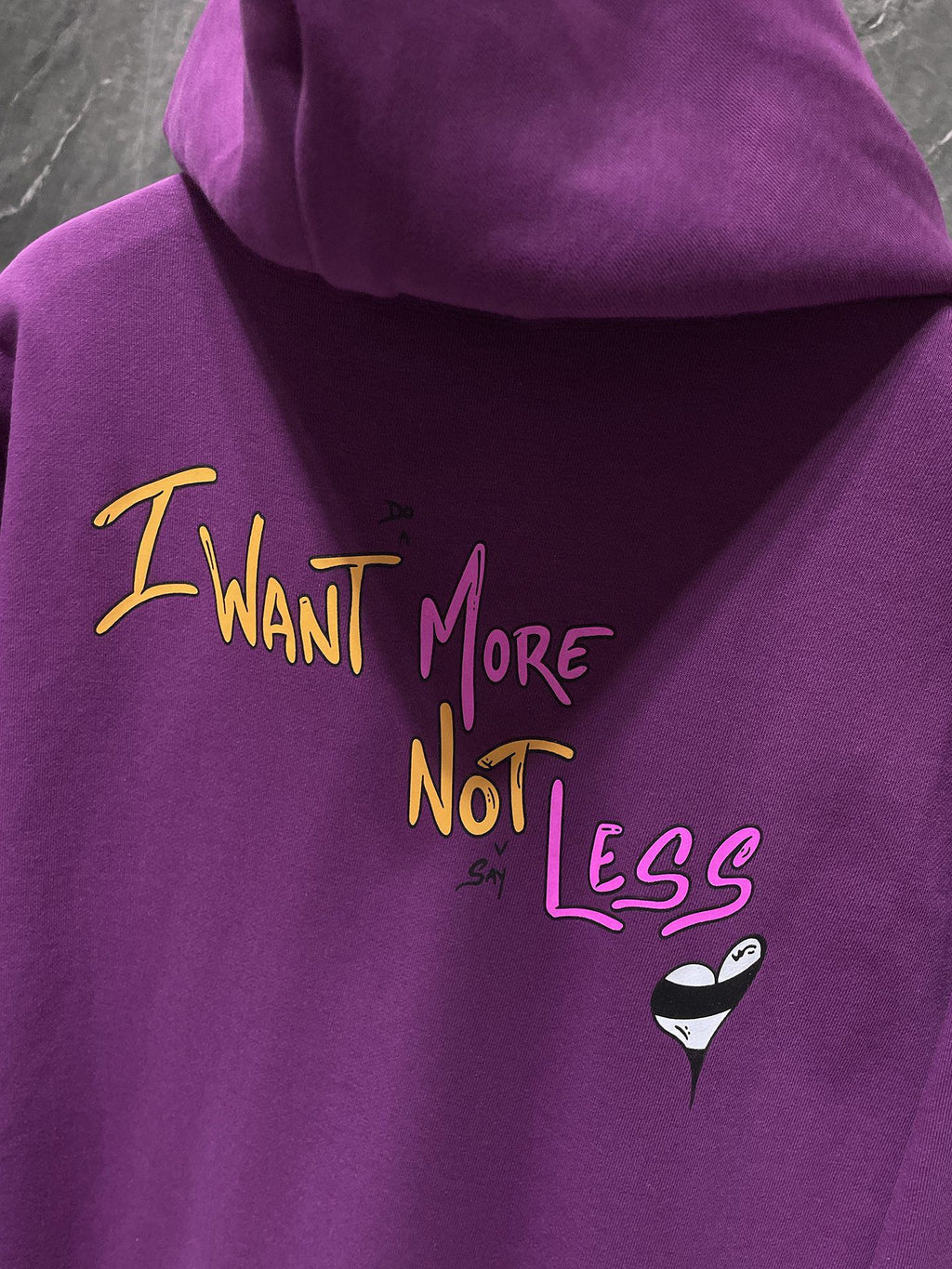 M-Boy I Want More Not Less Purple Hoodie™