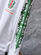 Red & Green Dagger Crest White Long Sleeve™